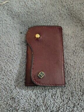 Vintage Etienne Aigner Leather Protective Phone Wallet Case - Brown